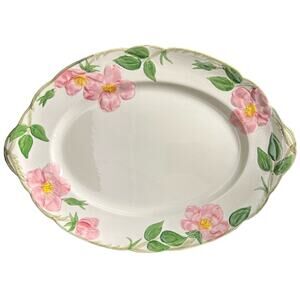 Franciscan Desert Rose Vintage Oval Platter 14.5" x 10" Made in USA